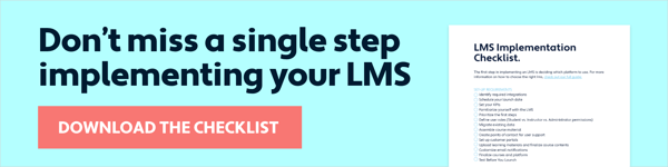 Don't miss a single step implementing your LMS